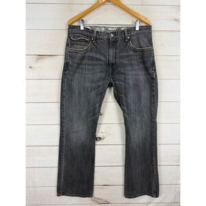 Levis SilverTab Jeans Mens 36x30 Charcoal Slim Boot Distressed Grunge Y2K